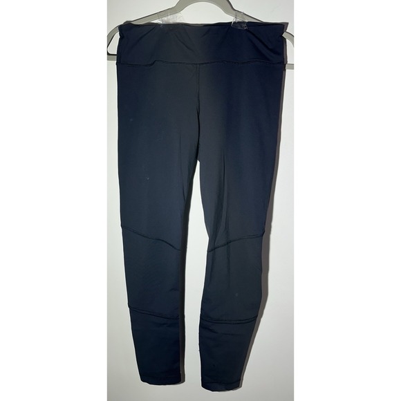 lululemon athletica Pants - Lululemon Black Zip Pocket Ankle Leggings Women's size 8 *FLAW* Pre-Owned